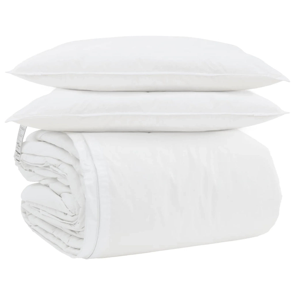 Set di Piumoni con cuscino 3 pcs Bianco Piuma d'anatra 3377227