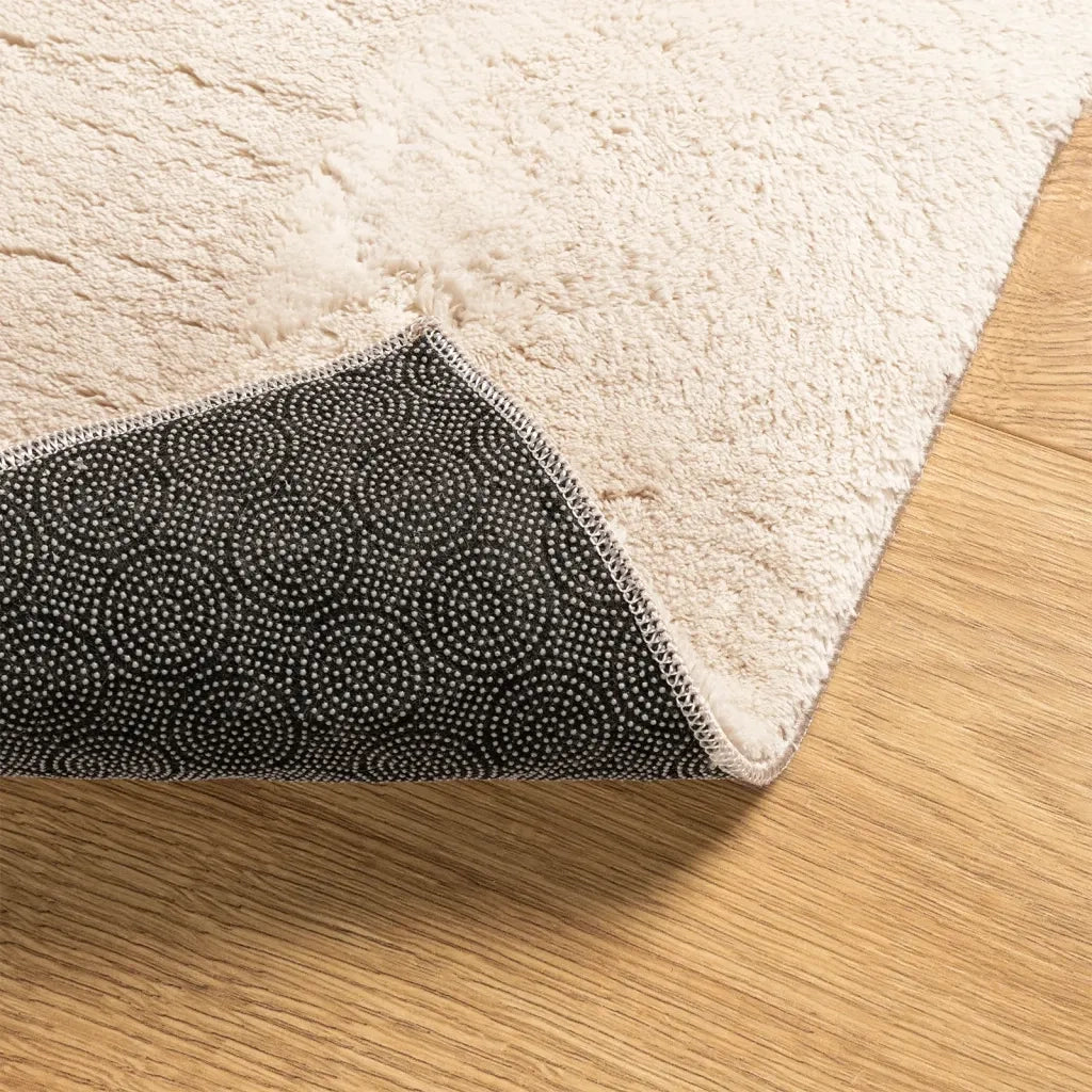 Tappeto del soggiorno | Tappeto a Pelo Corto HUARTE Morbido e Lavabile Beige 160x230 cm