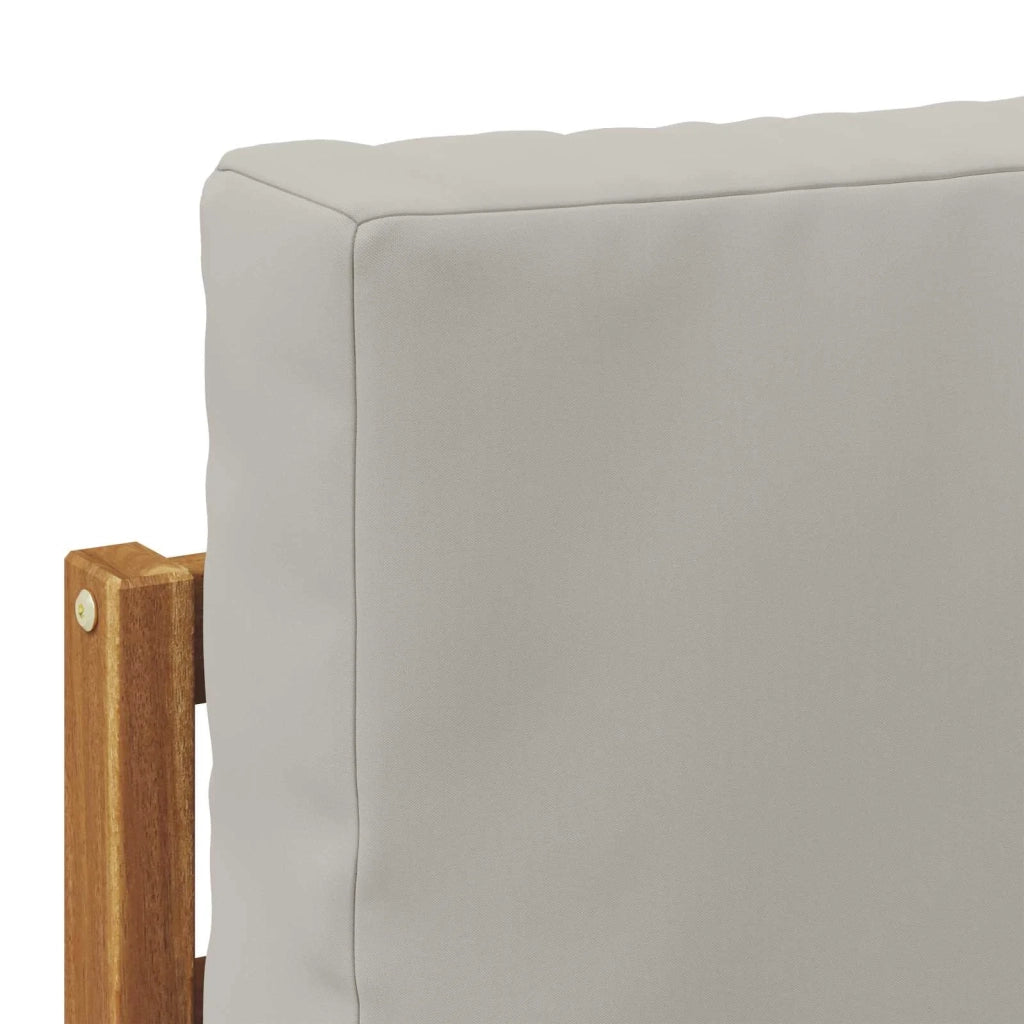 Set di divani da esterno 5 pcs Grigio Naturale e Chiaro 3367589