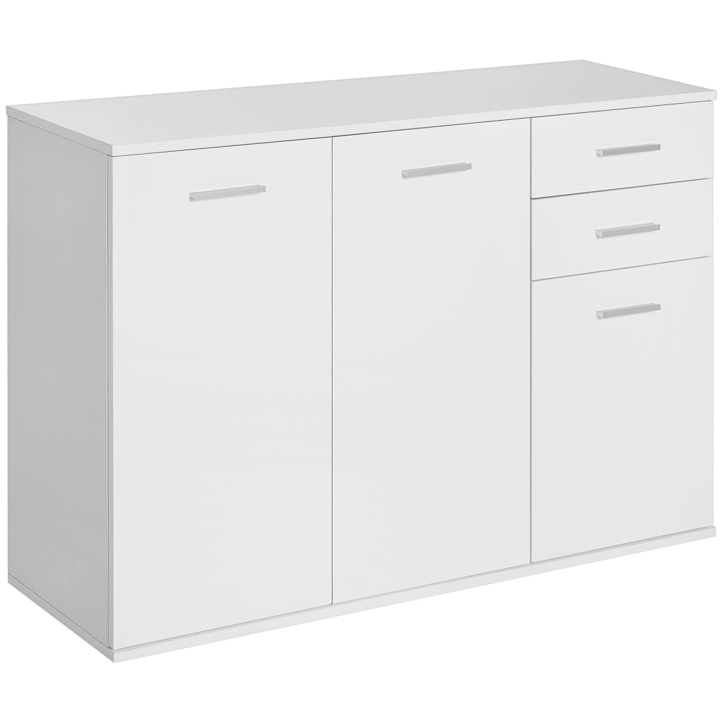 Credenza ¨C Minimal ¨C Bianco Legno 106x35x76