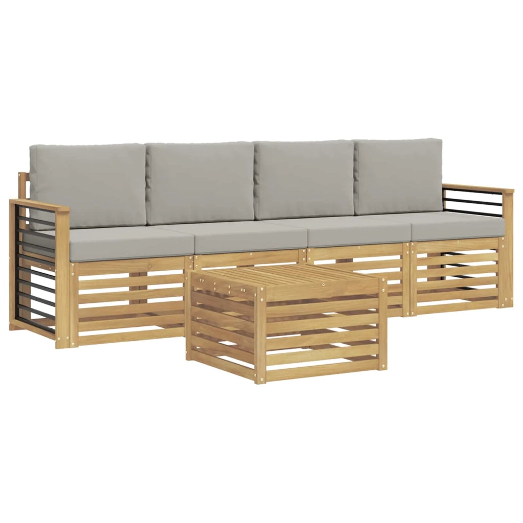 Set divani Legno di Acacia Massello 3391366