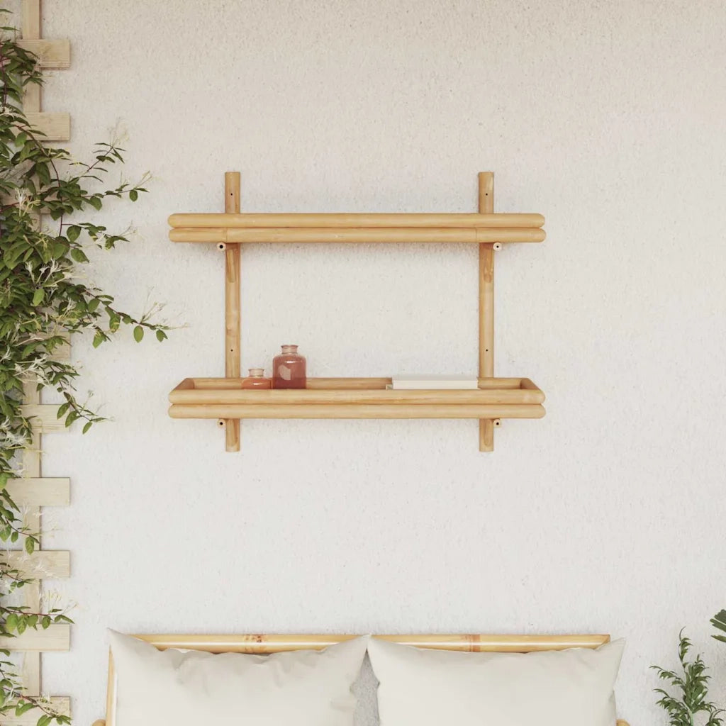 Scaffale da parete Marrone 75 x 26 x 60 cm Bambù 4107161