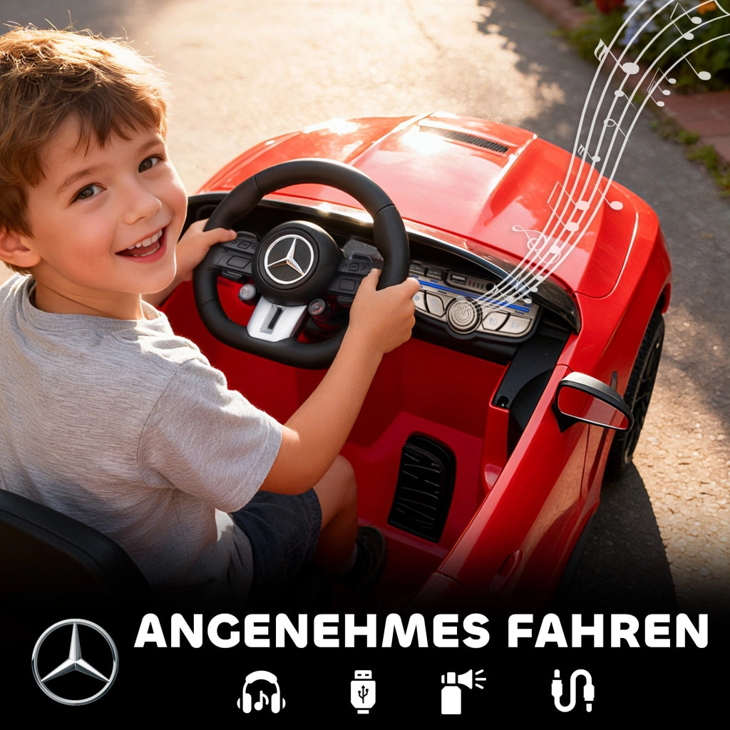 Auto Elettrica Bambini Mercedes ¨C Minimal ¨C Rosso