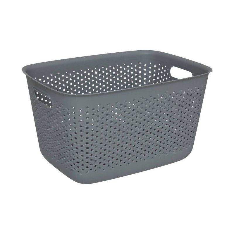 Cestino multiuso in plastica Tila grigio 17 L