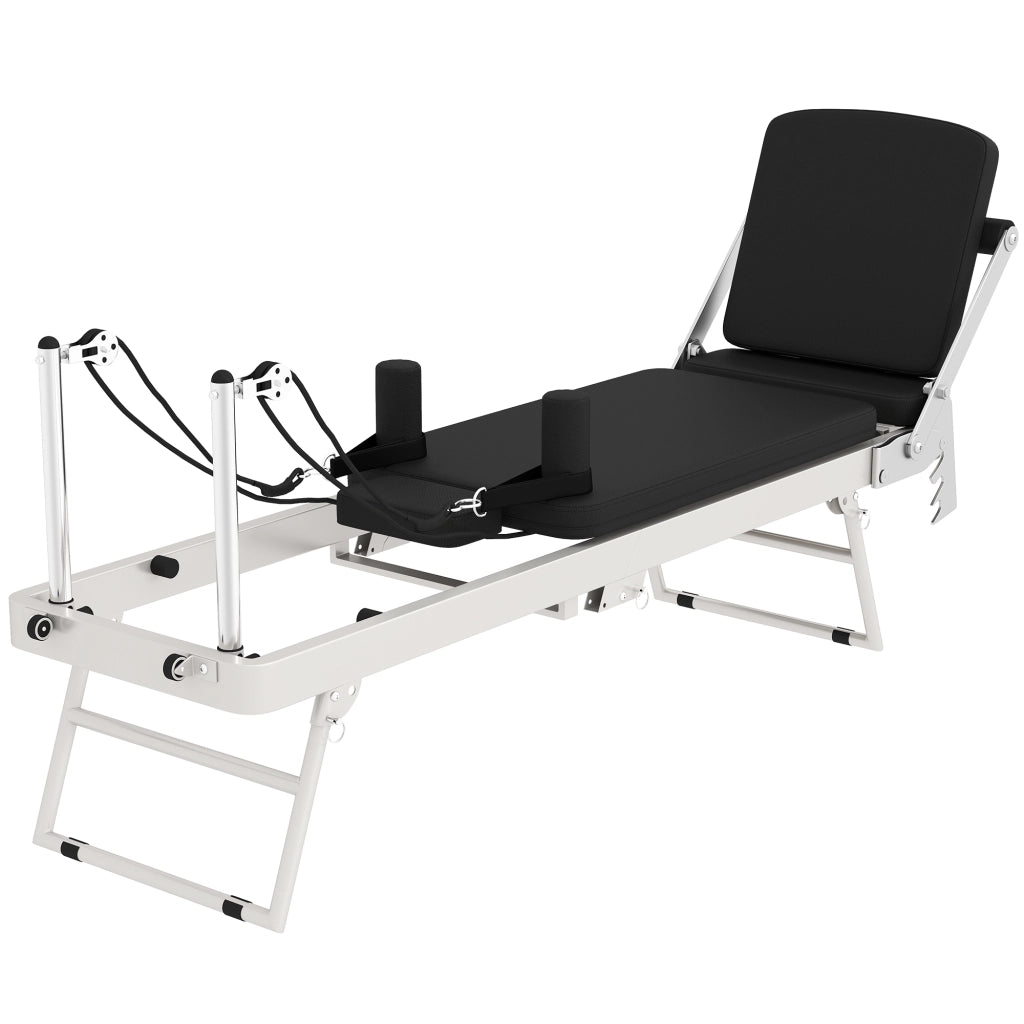 Letto Pilates Pieghevole con Elastici ¨C Zephmum ¨C Grigio
