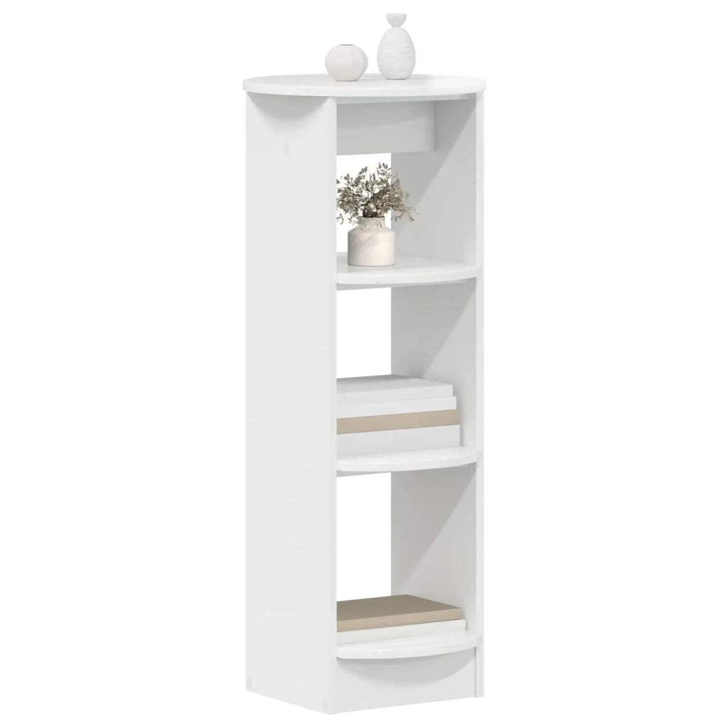 Mobile laterale Bianco Lucido 40 x 40 x 100 cm 899847