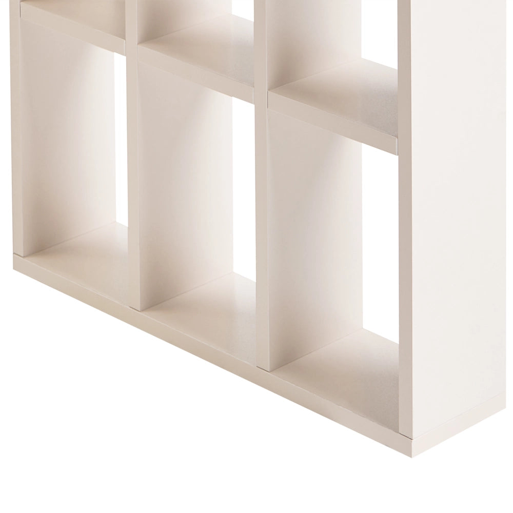 Scrivania da ufficio in stile scandinavo con cassetti MDF 120 x 60 cm 18 ripiani beige chiaro stile scandinavo