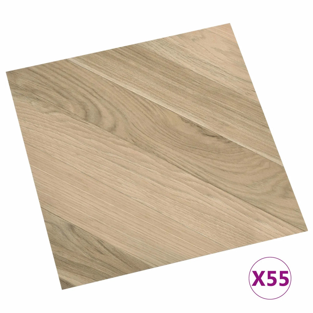 Tavole per Pavimenti 55 pcs Marrone 5,11 m² PVC 42046352
