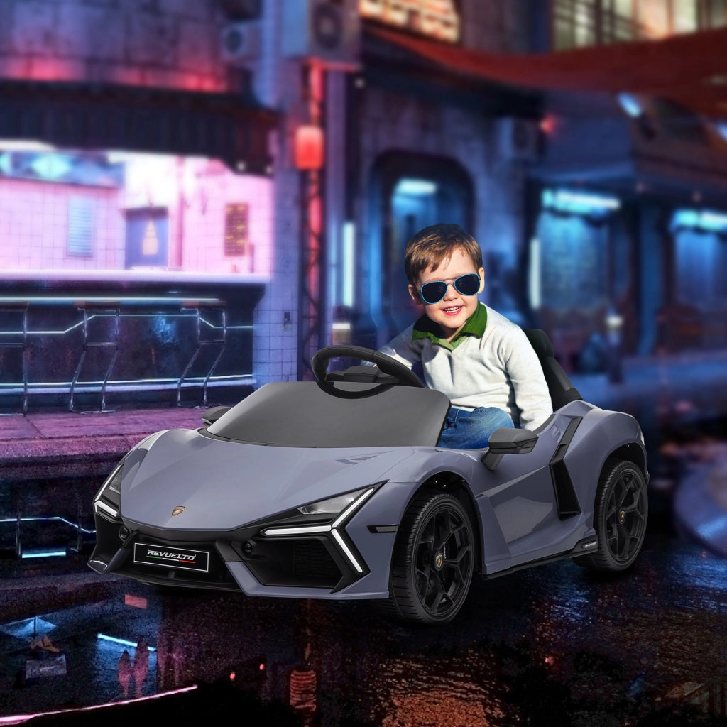 Auto Elettrica per Bambini ¨C zephmum ¨C Telecomando, Grigio