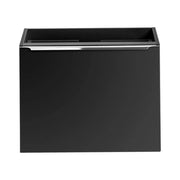 Mobile sottolavabo VANTA 60 cm nero – Modulo sospeso con 2 cassetti