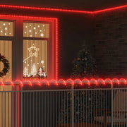 Luce a corda con 2400 LED Rosso 100 m PVC 42018933