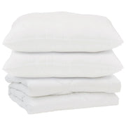Piumone | Duvet con cuscino 3 pz Bianco Microfibra