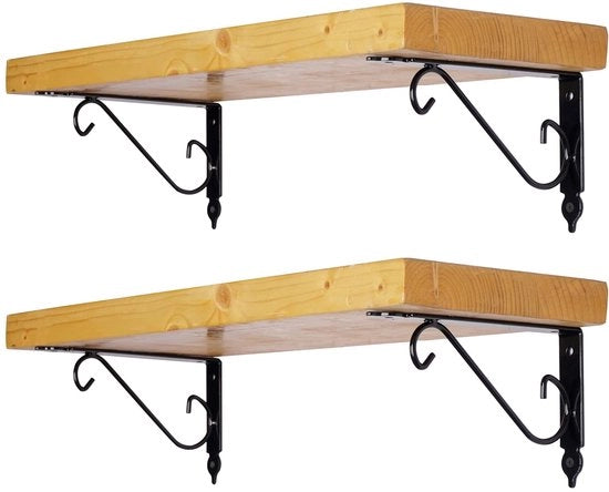 Supporti per tavole - Stagno di alta qualità - Set da 4 - Nero lucido
