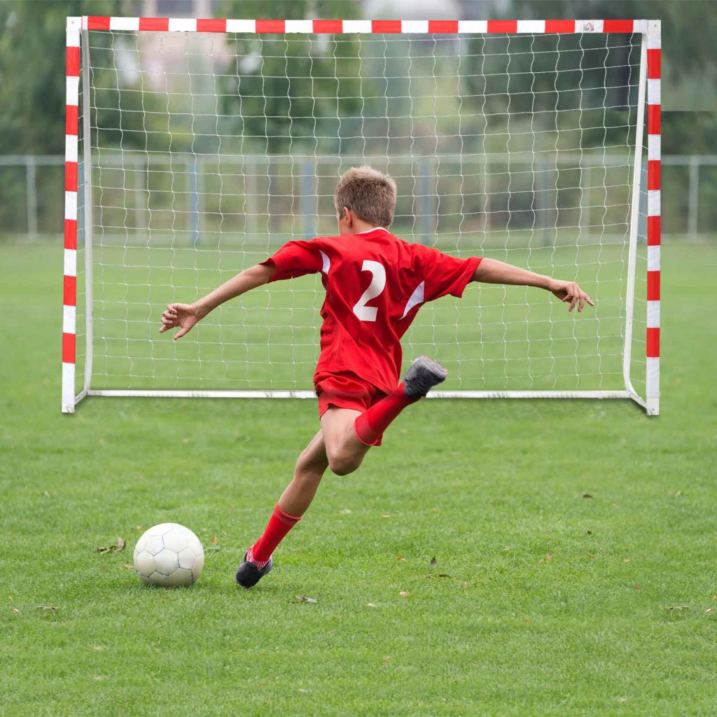 Porta da Calcio 302x83x201 cm in Plastica Bianca