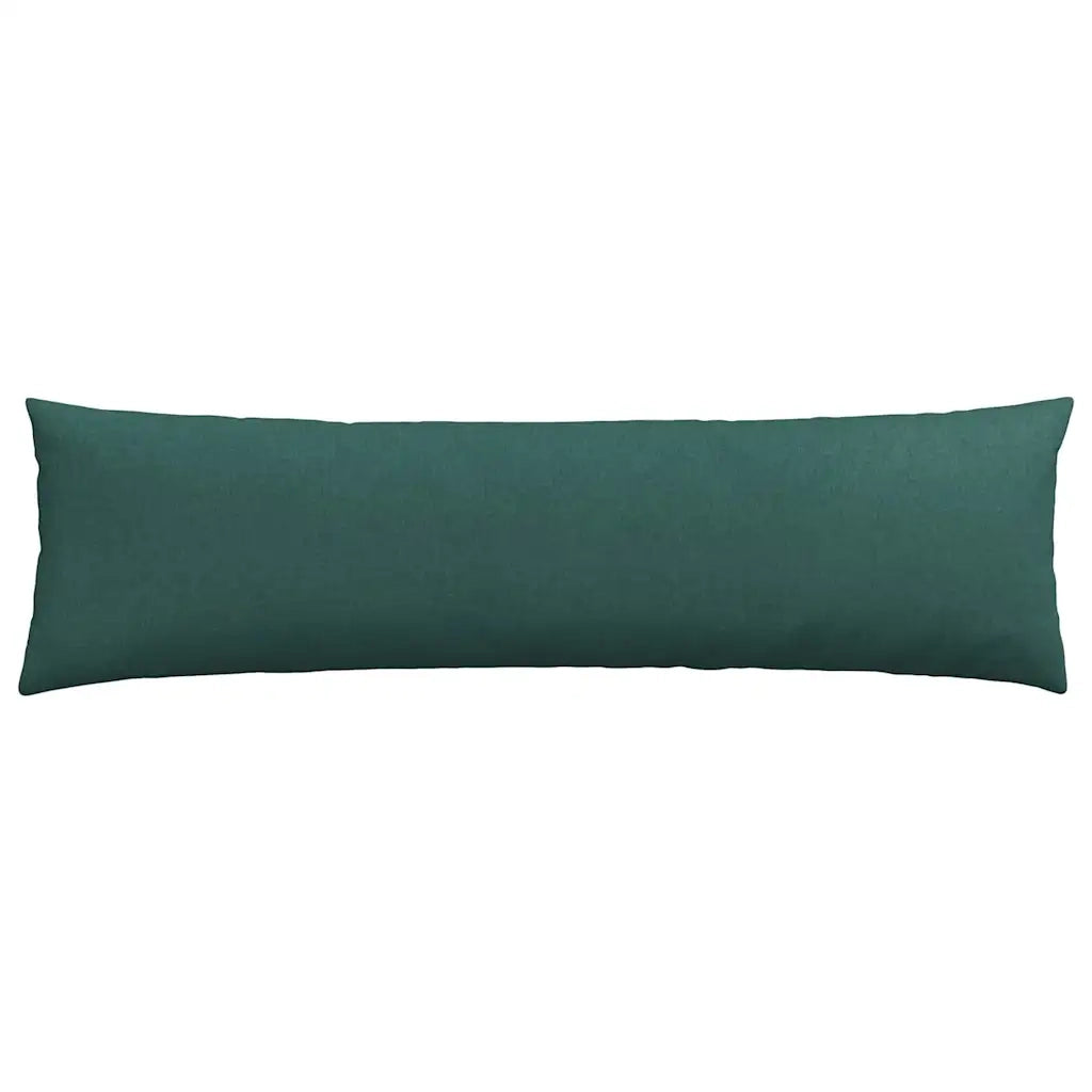 Cuscini da Divano 2 pz | Cuscini per sedie Verde Scuro 145 x 40 cm Tessuto