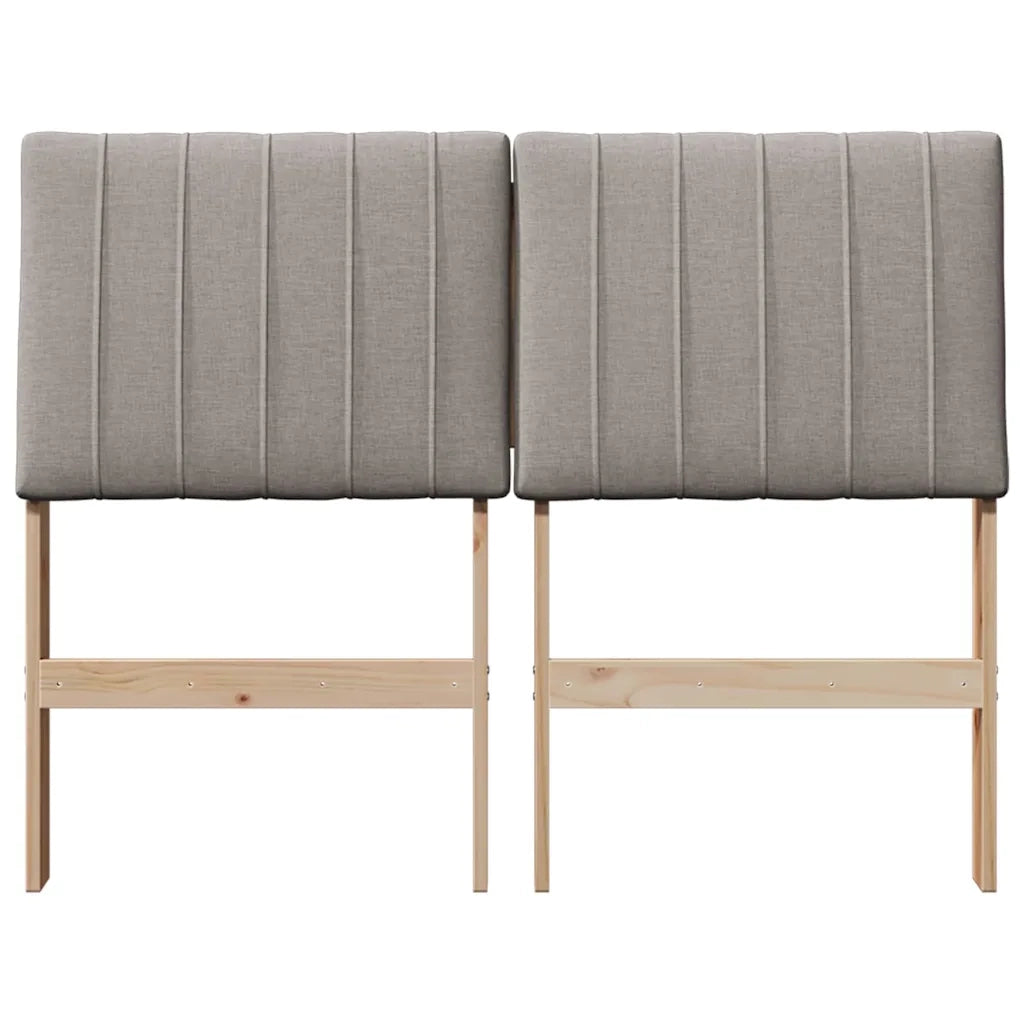 Testiera imbottita Talpa 120 cm Pino massello 879407