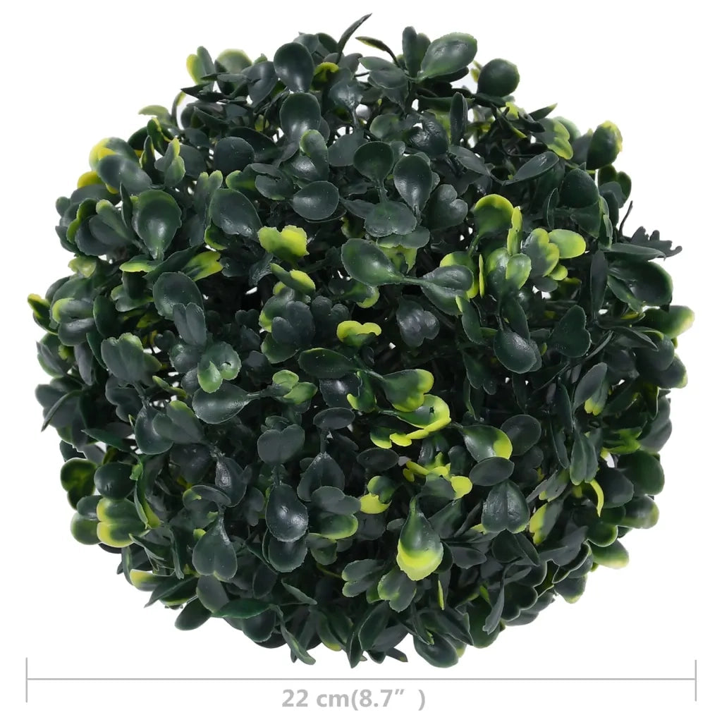 Sfere di Bosso Artificiale 2 pz 22 cm 315468