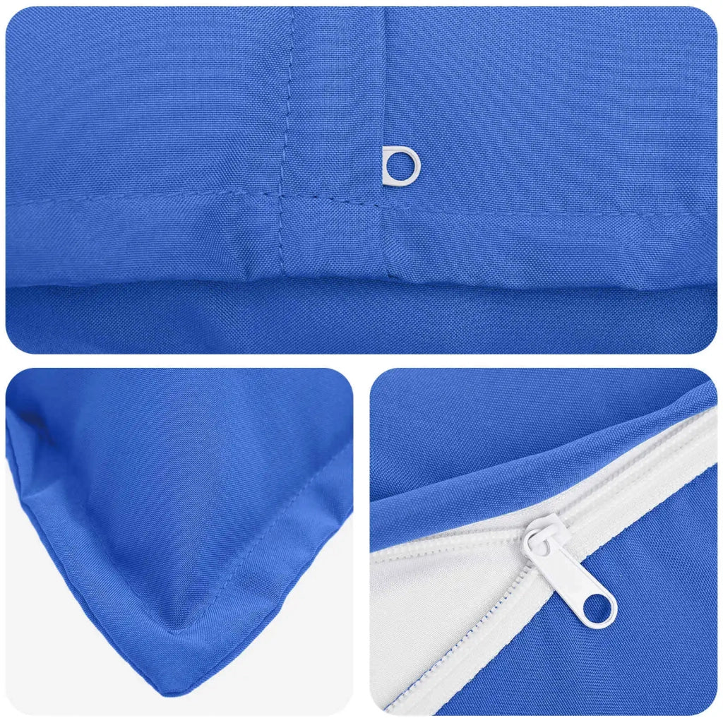 Federa 6 pz HOUTEN Blu Reale 55 x 55 cm Poliestere 920494