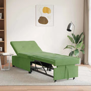 Divano letto Verde chiaro 194 x 67 x 82 cm Velluto 42008597