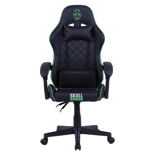 Sedia gaming skull factory sf acc0112 e black e green