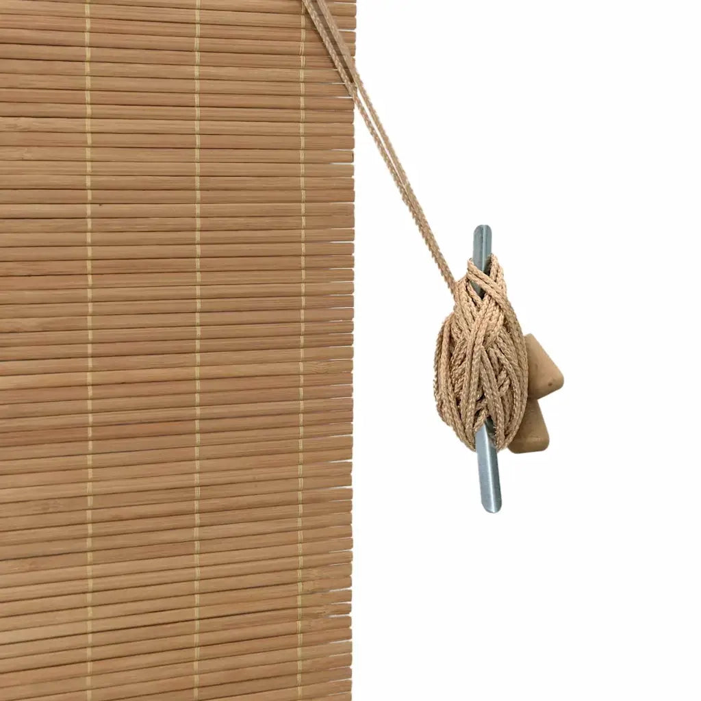 Tenda a rullo con tende Marrone 120 x 220 cm Bambù 42006857
