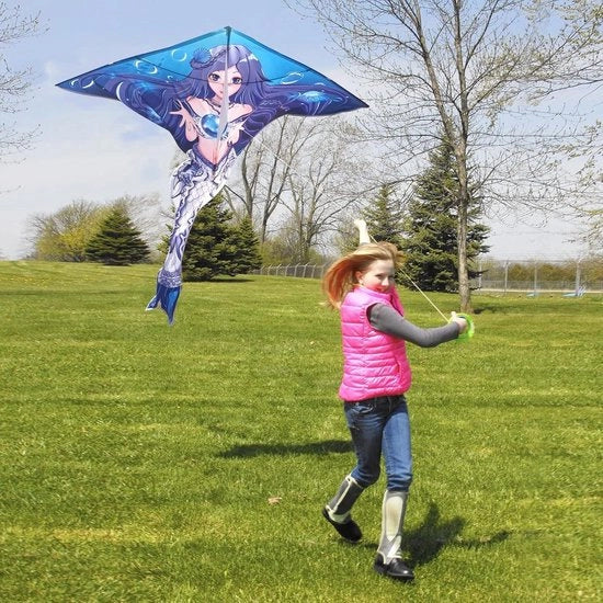 Veleur della Sirenetta vela per bambine - veliero deltaplano facile da volare con punti di riferimento.