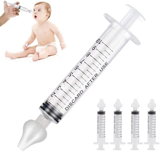 Set di Pulizia del Naso per Bambini - 4 Pezzi - Capo in Silicone - Pulizia del Naso Sicura - Naso Bloccato - Materiali Soffici e Comodi