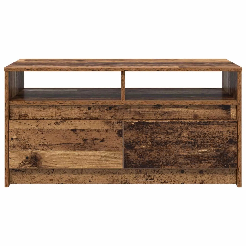Tavolino da salotto | Tavolino da caff¨¨ | Tavolino da Soggiorno con cassetto Legno vecchio 90 x 50 x 45 cm