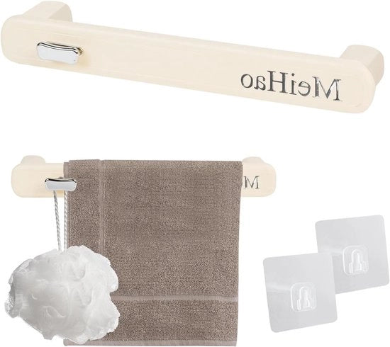 Supporto per asciugamani per bagno, montaggio a muro, autoadesivo, adatto per cucine e bagni, 27,5 cm