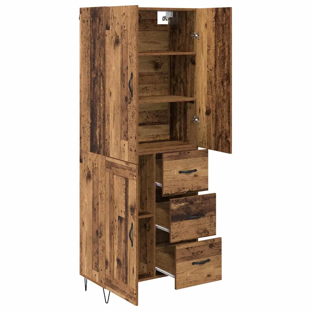 Credenza con cassetto 2 pcs Legno vecchio Legno multistrato 3415625