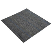 Piastrella per Tappeto Grigio Medio con Strisce 50 x 50 cm CFW4155067