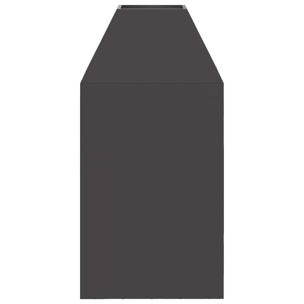 Braciere Nero 50 x 50 x 100 cm Acciaio Corten 858988