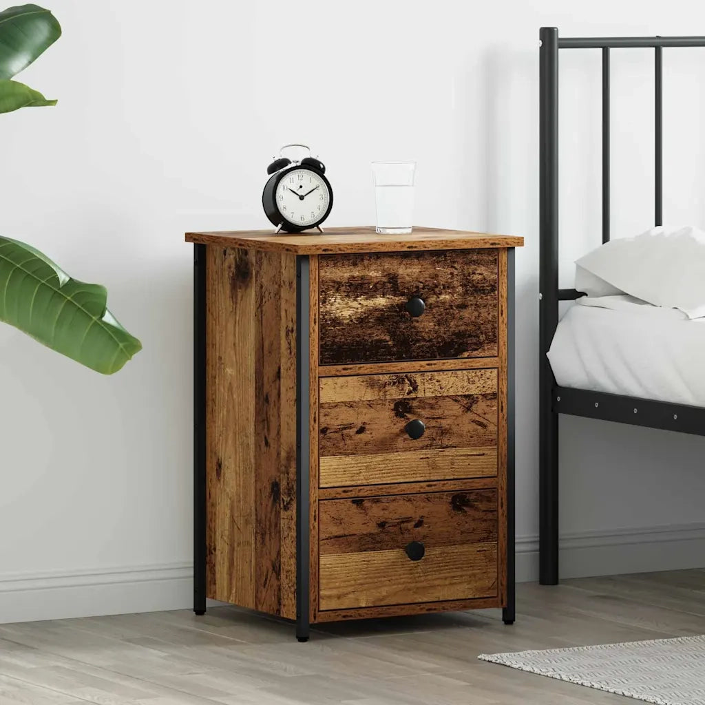 Armadio da Notte con cassetto Marrone 40 x 36 x 60 cm 871257