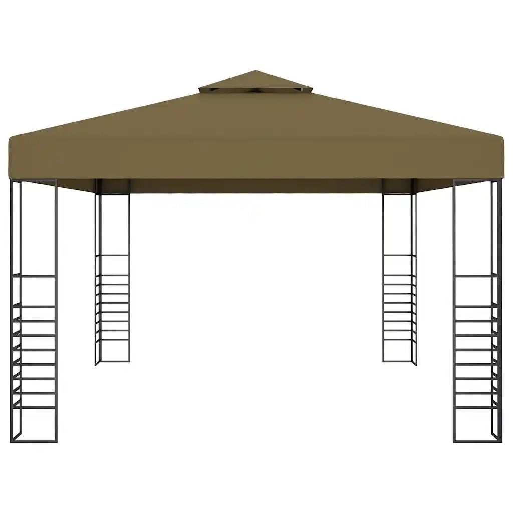 Gazebo | Pergolato 3x4 m Grigio Talpa 180 g/m2