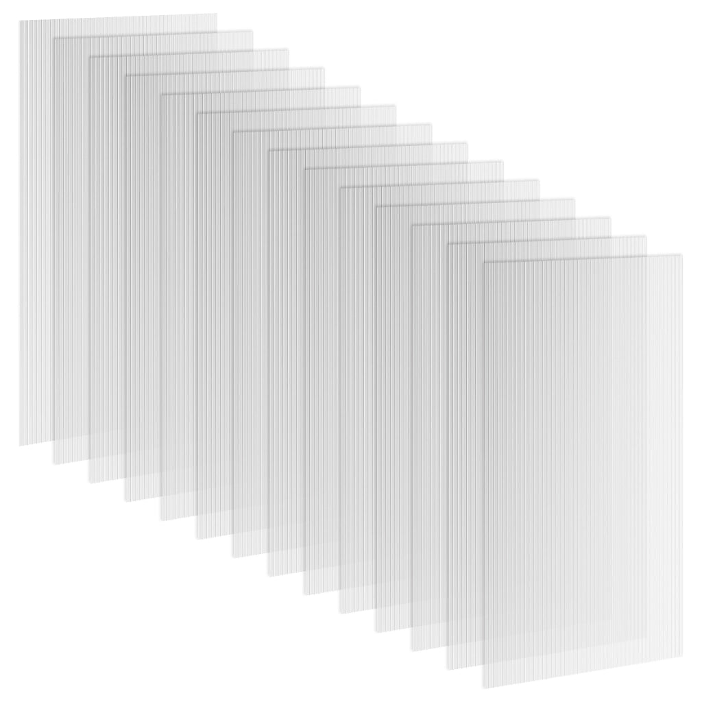 Pannello in policarbonato alveolare ¨C Minimal ¨C 4 mm, 121x61 cm, resistente ai raggi UV, personalizzabile