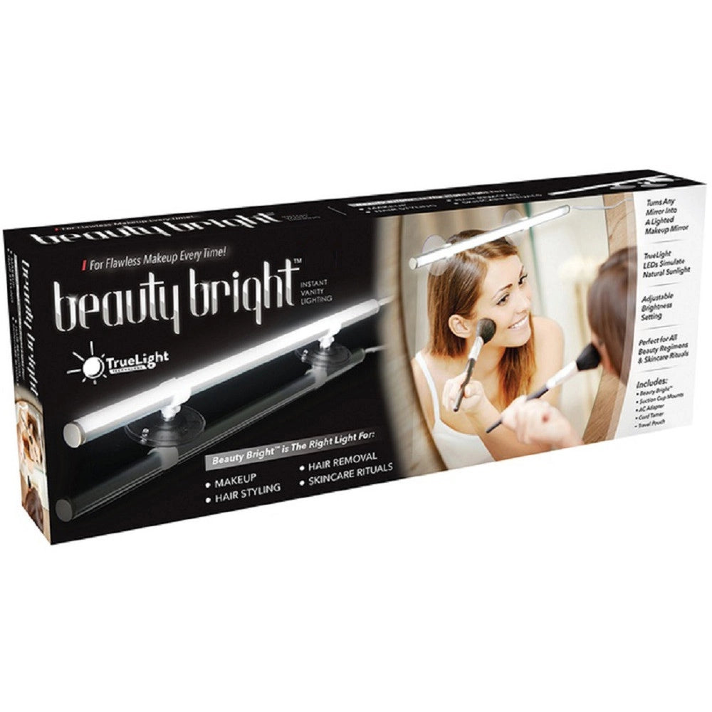 Trade Shop - Applique Lampada Da Parete Specchio A Led Con Ventose Per Make Up Usb 6500k -