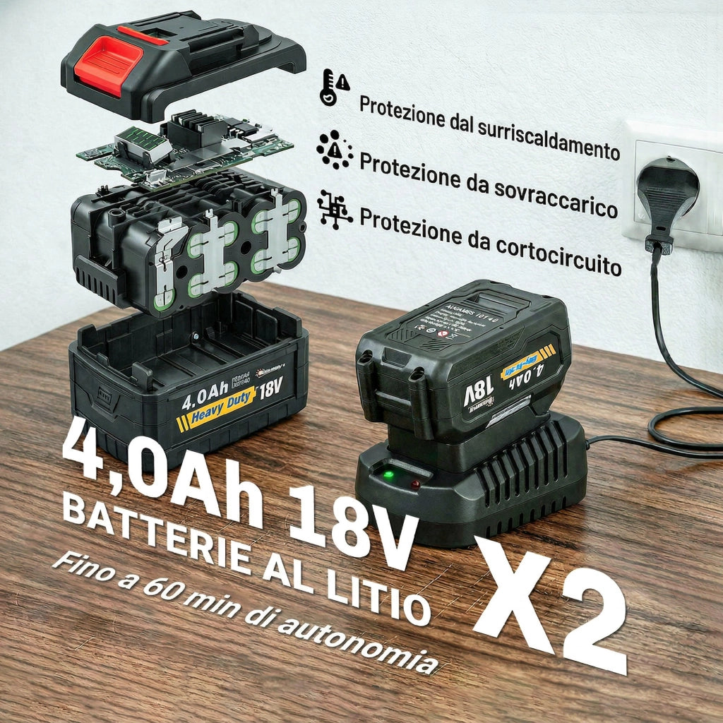 Soffiatore Elettrico 18V ¨C Minimal ¨C Leggero