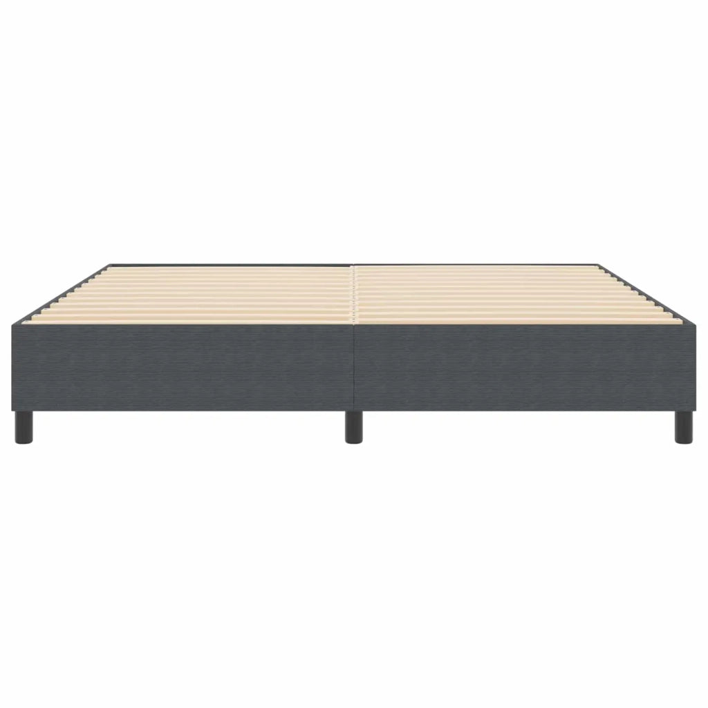 Struttura letto piattaforma Grigio scuro 200 x 200 cm 3337428