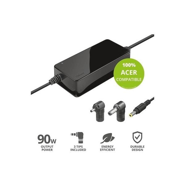 Trust 23391 adattatore e invertitore interno 90 w nero