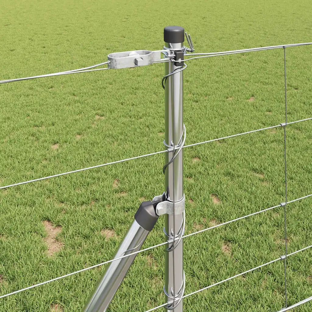 Palo della recinzione Zincato 50 x 1 m Acciaio