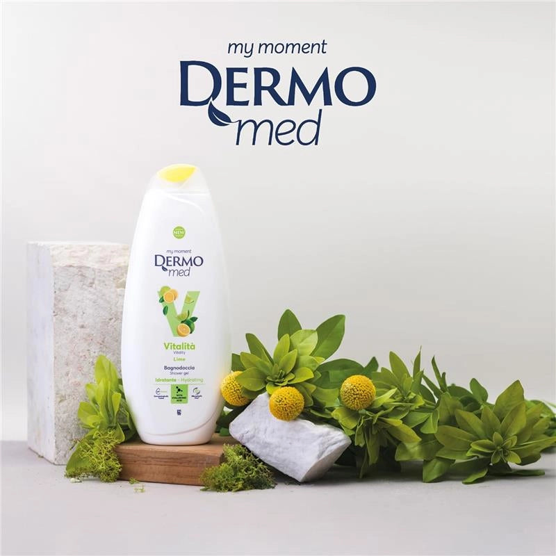 DERMOMED BAGNODOCCIA VITALITY LIME IDRATANTE  - 2X650ML