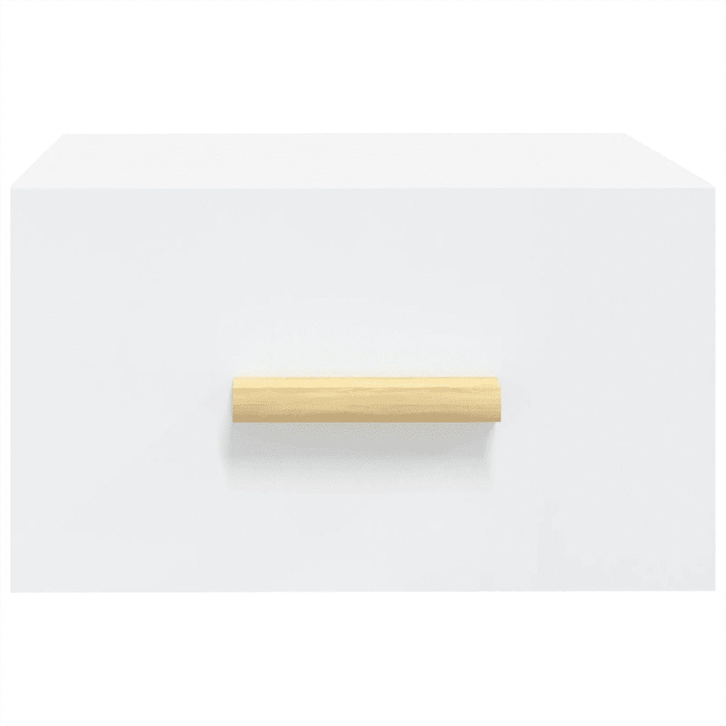 Comodino a Muro Bianco 35x35x20 cm 812834