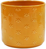 Vaso Ceramico per Piante - D13.5cm x H12.5cm - Ideale per Piante da Interno ed Esterno