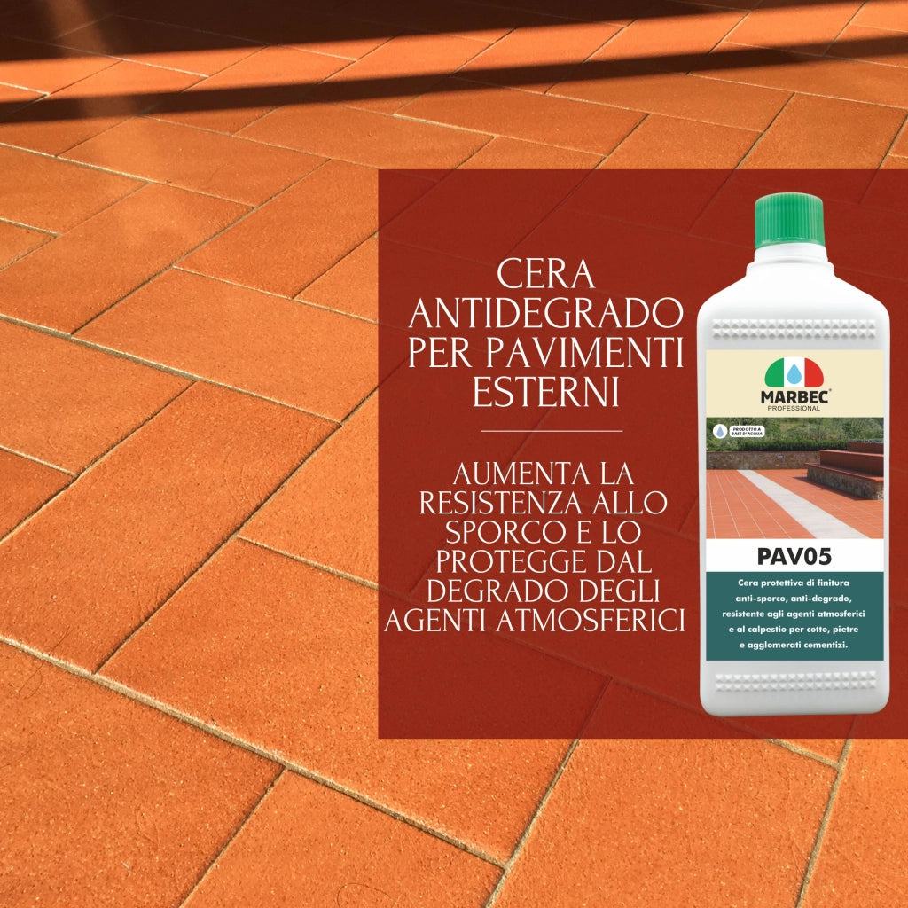 Cera pavimento esterno PAV05   5LTx4Pz