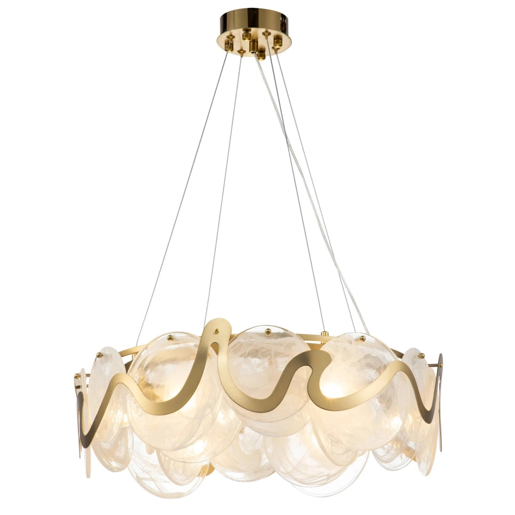 Lampada Da Soffitto APP1544-8CP Brush Gold