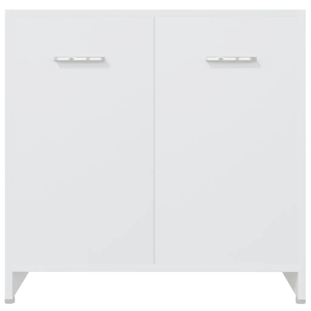 Set Mobili da Bagno | Armadio da bagno 4 pz Bianco