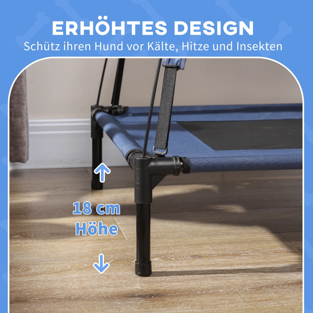 Cuccia per Cani con Baldacchino ¨C zephmum ¨C Blu