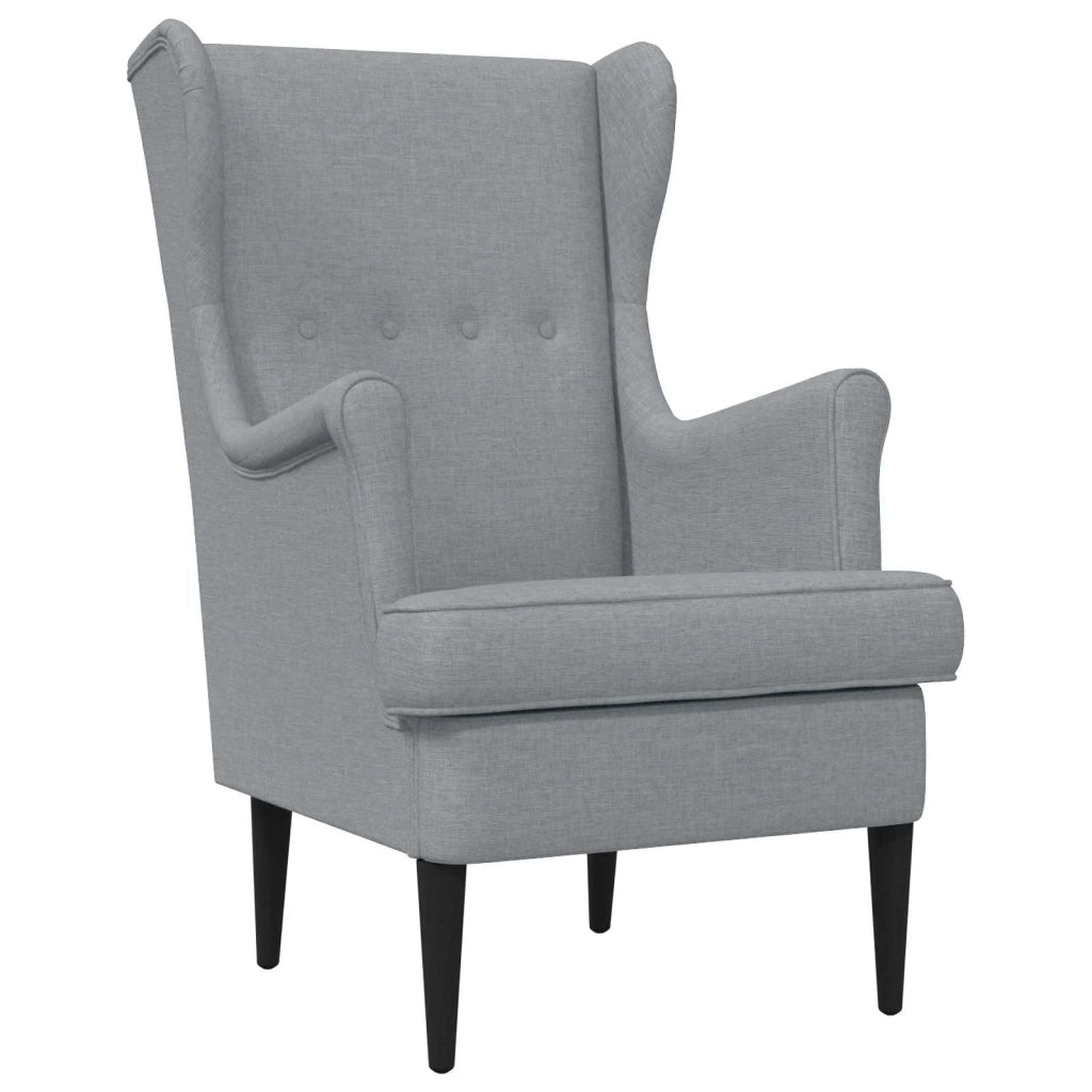 Poltrona | Sedia Relax Grigio Chiaro Tessuto