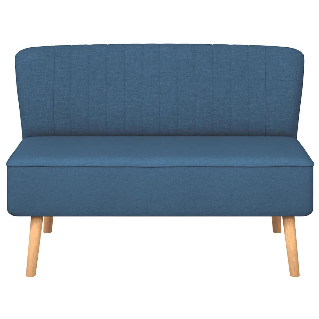 Divano in Tessuto 117x55,5x77 cm Blu 244072