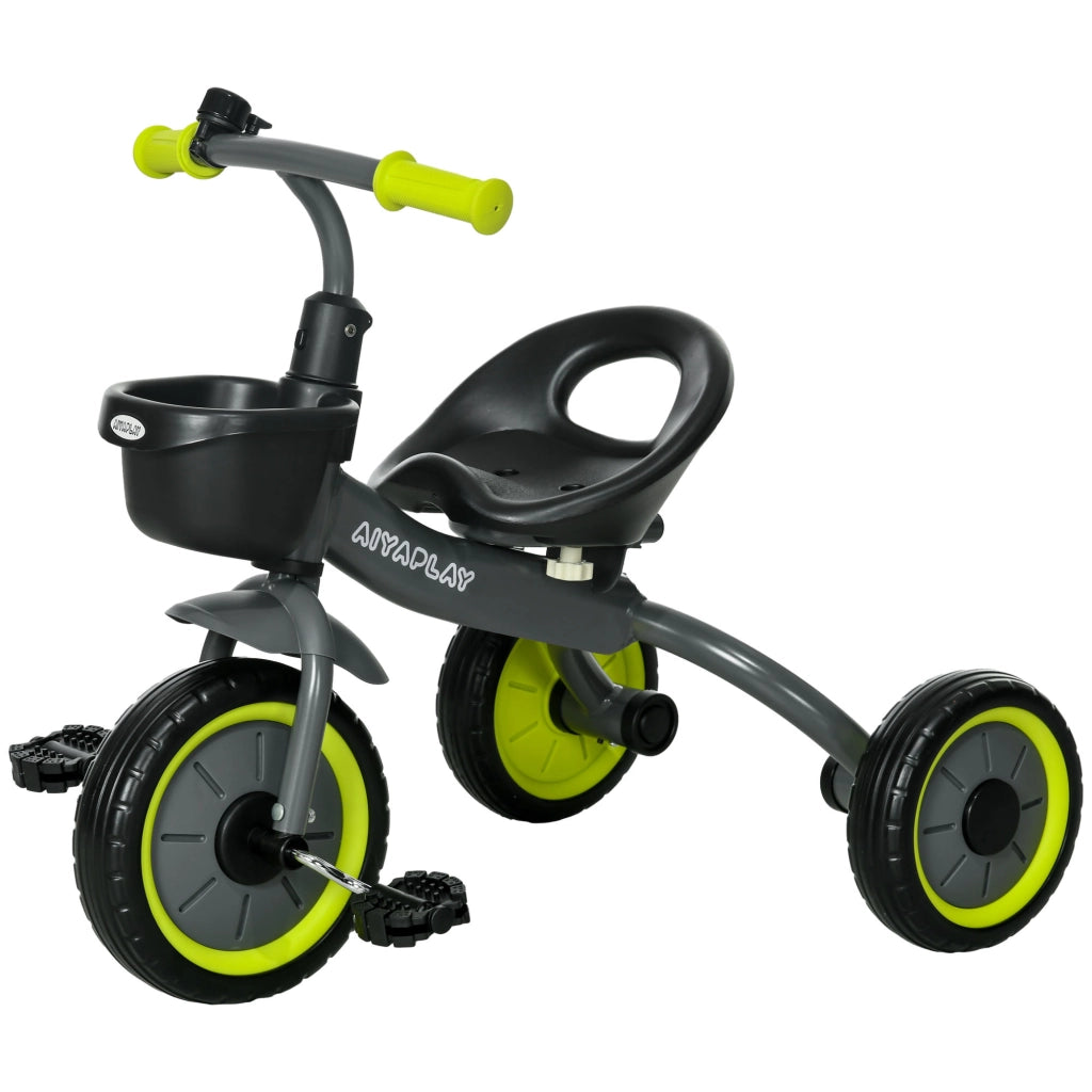 Triciclo per bambini con campanello e cestino ¨C Minimal ¨C nero